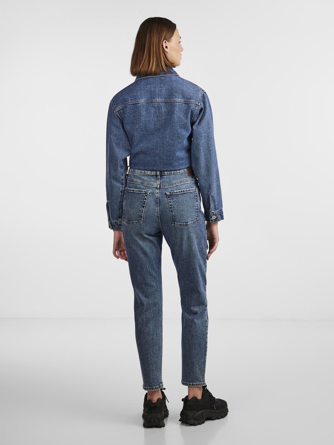 PCBELLA Jeans - Medium Blue Denim